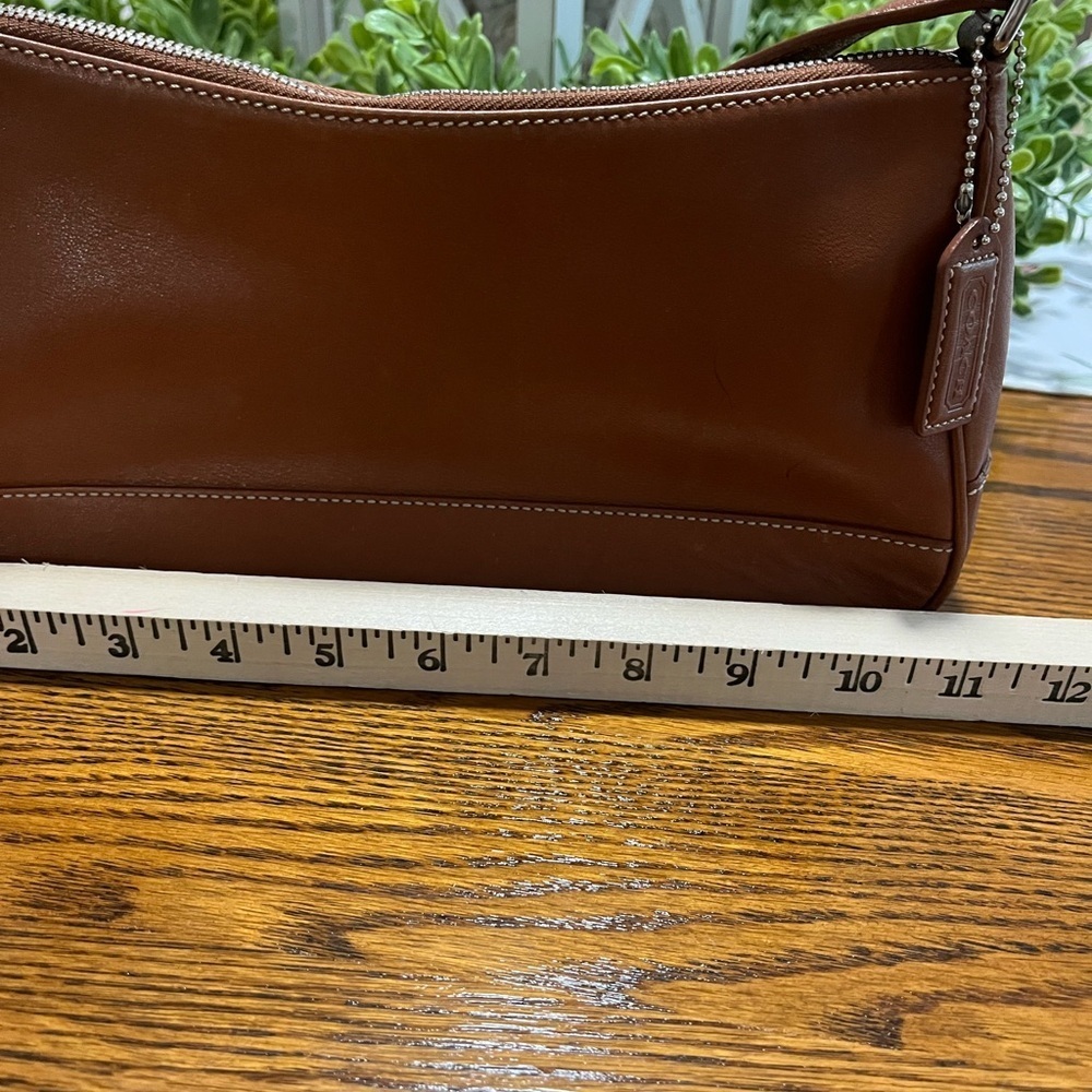 Coach 7787‎ Hampton Women's Saddle Leather Shoulder Bag Handbag Wristlet Vintage - Picture 10 of 11